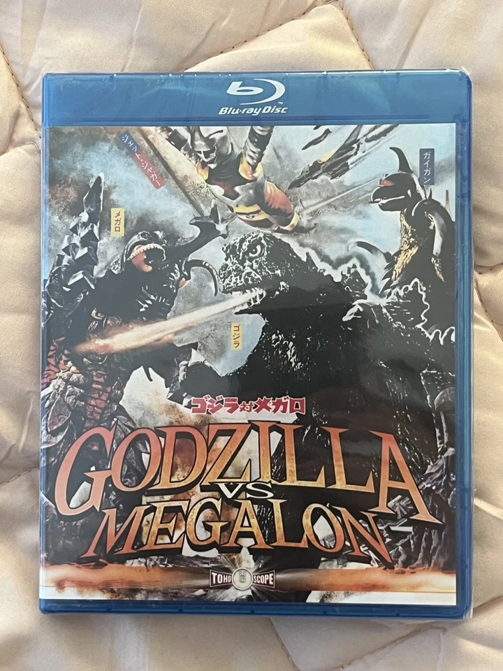 Godzilla Vs Megalon 1973 1 DISC Blu Ray DVD Toho Kaiju NEW and SEALED - Image 1 of 2