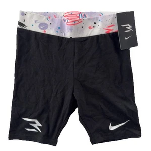 Nike 3Brand by Russell Wilson  Kids Girl Sportswear Fit Training Shorts Medium - Picture 1 of 7