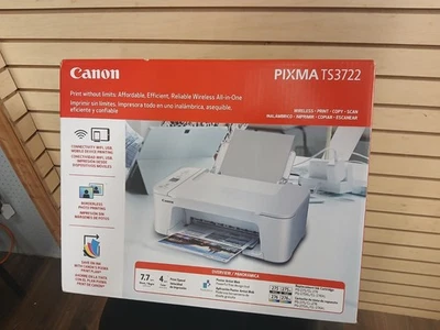 Canon PIXMA TS3722 All-In-One, Wireless Inkjet Printer for Home Office - Image 1 of 3