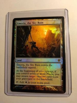 NM, English - 1 x MTG Emeria, the Sky Ruin - Foil Zendikar - Image 1 of 2