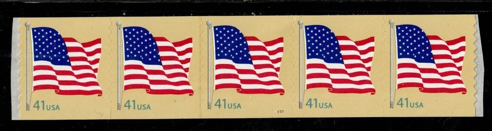 Scott 4132 41¢ Flag P#P11111 MNH Free shipping in the USA - Image 1 of 1