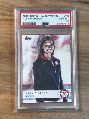 Alex Morgan - 2012 Topps USA Olympics Rookie RC Card #90 PSA 10 GEM MINT - Image 1 of 2