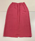 Russ Berens women's pink long elastic waist A line comfort skirt size Medium
