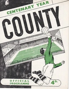 1961/62 Notts County v Port Vale, Division 3, very good condition - Picture 1 of 2