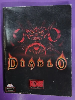 Diablo 1 Big Box Blizzard PC Game - Instruction MANUAL ONLY Vintage  - Image 1 of 4