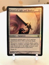 MTG FOIL Sword of Light and Shadow Darksteel Magic: The Gathering Cube Commander