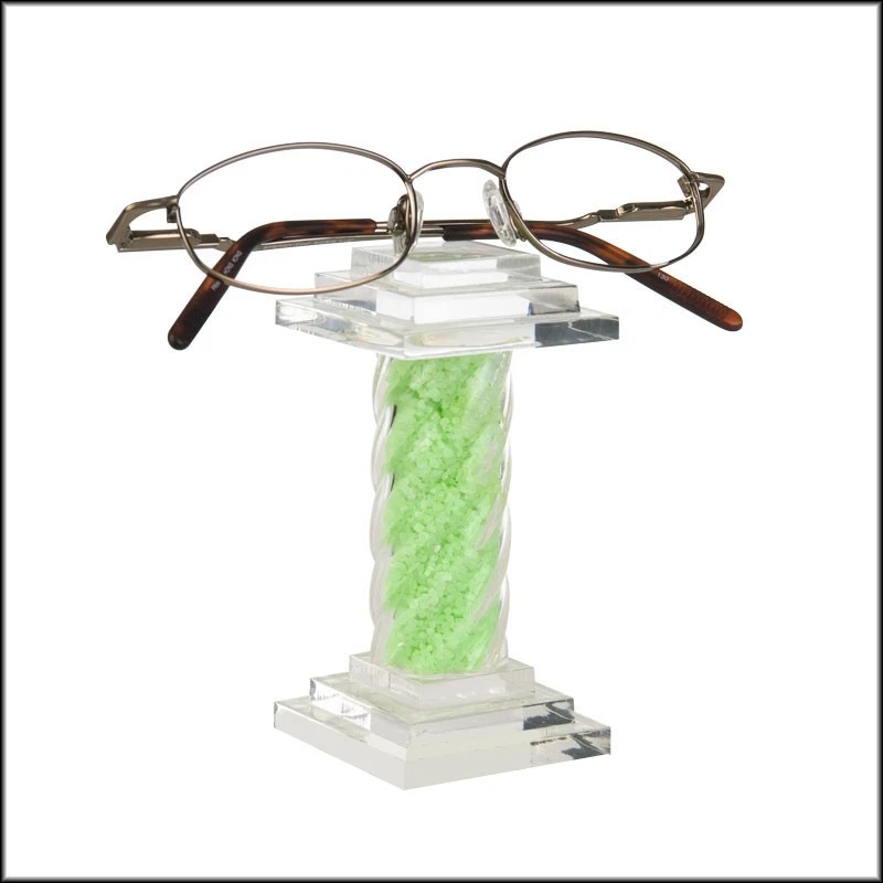 Optical Display - d51.GRN - Acrylic Pillar Display in Green - Image 1 of 1