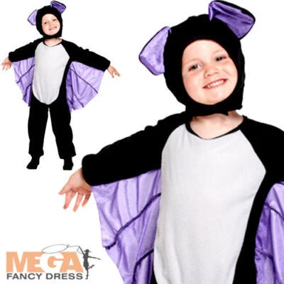 Scary Bat Toddler Ages 2-3 Halloween Fancy Dress Boys Girls Animal Kids Costume - Image 1 of 2