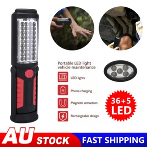 COB LED Torch Work Light USB Rechargeable Light Flexible Lamp Outdoor Camping AU - Picture 1 of 12