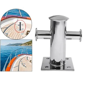 Heavy Duty Single Mooring Bitt Cross Bollard Cleat for Boat Marine Replace - Picture 1 of 7