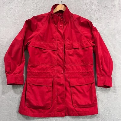 Chaqueta vintage Eddie Bauer para mujer mediana roja Parka Gorpcore utilitaria Foto 1 de 4