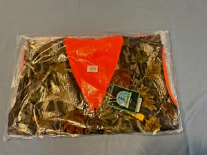 Camo Hunting Vest (reversible) Master Sportsman 3XL Vest Orange NWT - Picture 1 of 3