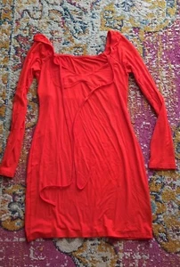 Sexy Kleid Rot Schulterfrei Größe M Bodycon - Bild 1 von 5