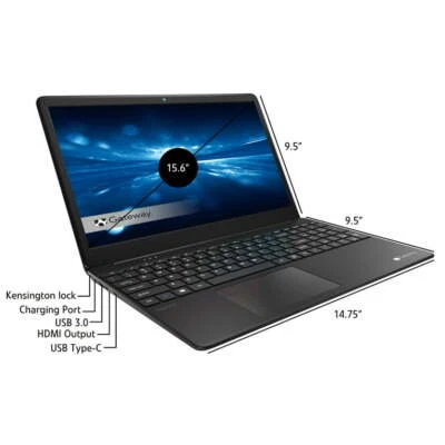 Gateway 15.6" IPS 1080p i3-1115G4 4.1GHz 8GB 256GB SSD Win 10 Finger THX - Image 1 of 2