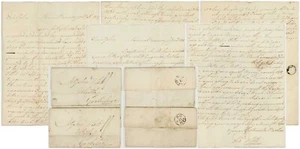1829-30 FAMILY LETTERS THOMAS HOLT MARINE BREWERY to BROTHER JOHN in WHITBY - Picture 1 of 8