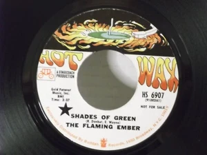The Flaming Ember,Hot Wax 6907,"Shades Of Green"US,7" 45,PROMO,1969, funk hit, M - Picture 1 of 2