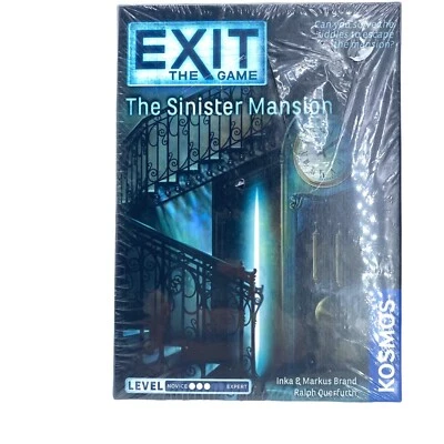 EXIT The Game The Sinister Mansion Puzzle Escape Room Intermediate Level NEW - Image 1 of 4