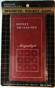 Magnetic Pocket Game - "Pocket Tic-Tac-Toe" - Brand New - Still Sealed - Picture 1 of 2