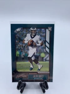 2020 Panini Playbook Jalen Hurts Base Rookie Card RC #112 Philadelphia Eagles  - Picture 1 of 6