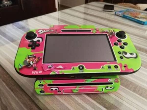 Decal for Nintendo Wii U Console Controller Splatoon 2 Ed Vinyl Decal Sticker - Picture 1 of 5