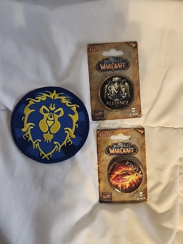 Parche de hierro WORLD OF WARCRAFT - Alliance 3" 2006 Mage And Alliance Pins Foto 1 de 4