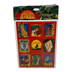 Vintage Hallmark The Lion King Stickers 4 Sheets Factory Sealed Disney - Picture 1 of 2