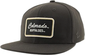 ZHATS Standard NCAA Officially Licensed Hat Flat Snapback Z11 Brick Charcoal, Gr - Picture 1 of 7