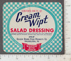 A376 Golden Brand Food Products label Cream Wipt Salad Dressing Philadelphia, PA