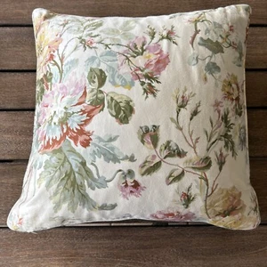 VTG LAUREN RALPH LAUREN Sateen Down PILLOW Wentworth Garden Floral Roses Lovely - Picture 1 of 8