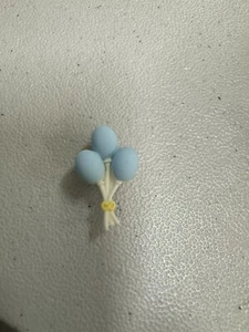 3D Blue Balloons Croc shoe Charm  - Picture 1 of 1