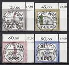 Federal 1985, Mich No 1242-45 Postmarked Corner Edge Kbwz Frankfurt