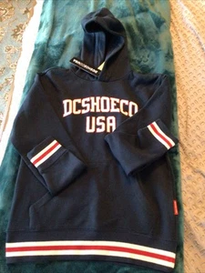 DC SHOE CO Boy’s Glenridge Hoodie Navy Size L/14 Nwt - Picture 1 of 10