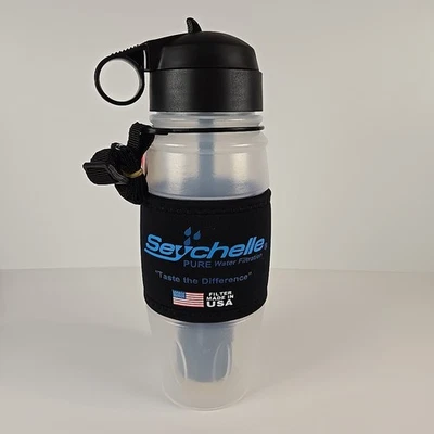 Seychelle 28oz Pure Water Flip Top Filter Water Bottle  - Image 1 of 4