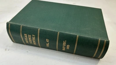 Bound Magazine: Popular Science Monthly: May to December 1905 Foto 1 de 4