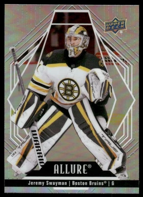 2022-23 Upper Deck Allure #93 Jeremy Swayman - Image 1 of 2
