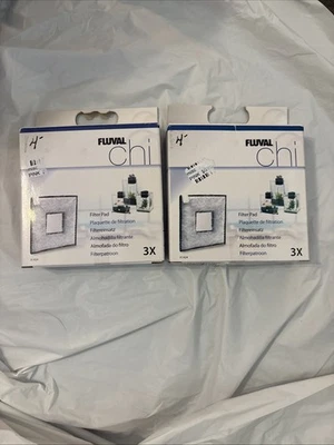 Almohadillas de filtro Fluval chi nuevas para acuario filtro mascotas pecera A1424 lote de 2-6 almohadillas Foto 1 de 4