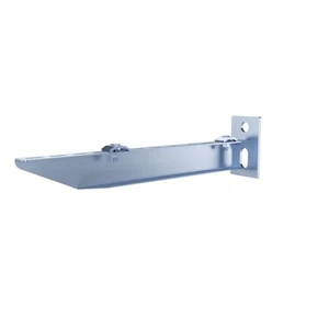 Electro Zinc Plated Wire Mesh Cable Tray bracket, T-shaped, Wall Mount, 300mm , - Photo 1/4