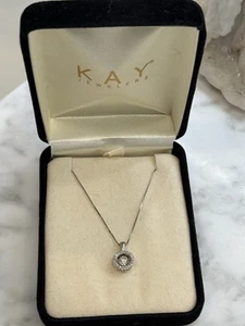 Collana Amore Inarrestabile Gioielli Kay Oro Bianco 10k - Foto 1 di 5