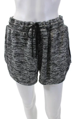 Adidas Womens Cotton Drawstring Lined Knit Shorts Heather Gray Size XL - Image 1 of 4