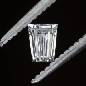 0.34ct TAPERED BAGUETTE CUT DIAMOND G VS2-SI1 NATURAL EARTH MINED LOOSE STEP CUT - Picture 1 of 1