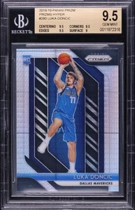 2018 Panini Prizm #280 Luka Doncic Hyper Prizm Rookie RC BGS 9.5 Gem Mint - Picture 1 of 2