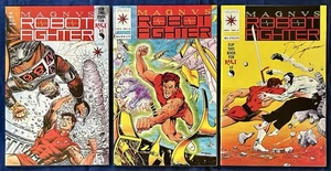 Magnus Robot Fighter # 1, 7 & 8 - All SIGNED By David Lapham - 1991st App of Rai - Picture 1 of 6