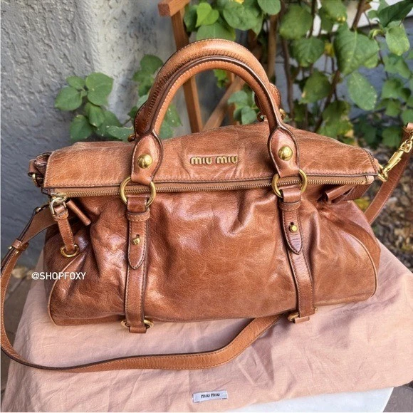 Miu Miu Bow Leather Exterior Bags & Handbags for Women for sale | eBay