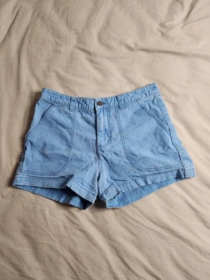 Patagonia Stand Up Canvas Shorts Womens Size 6 Ocean Blue Hiking Outdoors 58160 - Image 1 of 4