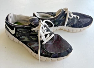 Nike Black White Sneakers Women's 8.5 Free Run 2 Running Shoes 443816-001 - Picture 1 of 7
