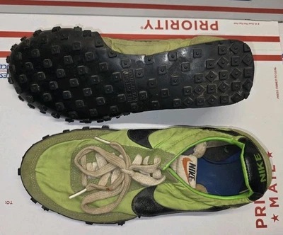RARO De Colección Nike Waffle Tenis Deportivos Correr Talla 9 Verde Corea Foto 1 de 4