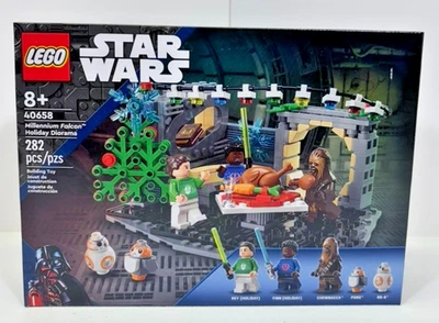 LEGO Star Wars 40658 - Millennium Falcon Holiday Diorama, New, Sealed-Box - Image 1 of 4