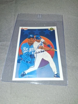 Autógrafo Bo Jackson • 1990 Upper Deck • #32 • Autêntico  - Imagem 1 de 3