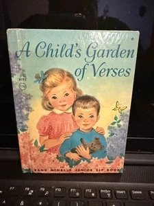 Vintage 1962 A Child's Garden of Verses Book Rand McNally Junior Elf Book 8095 - Picture 1 of 2