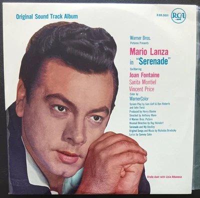 Mario Lanza - Serenade - 10” LP record VG+, cover excellent - Image 1 of 3